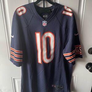 Men’s Chicago Bears Mitchell Trubisky Nike Navy Game Jersey